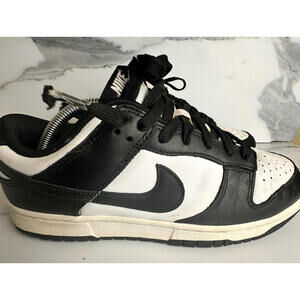 Nike Dunk Low Retro Panda Mens 10 Black White Casual Skater  DD1391-100
